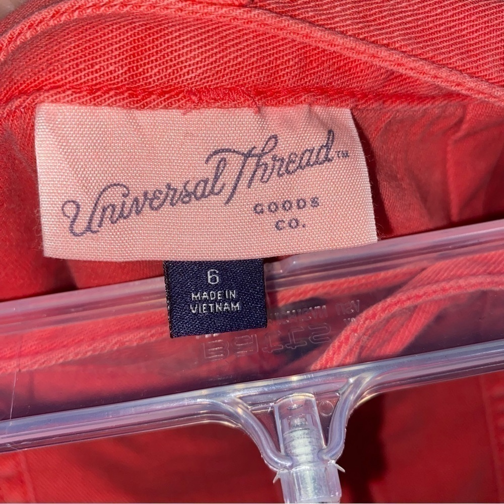 Universal Thread Red High Rise Utility Shorts - Picture 6 of 6